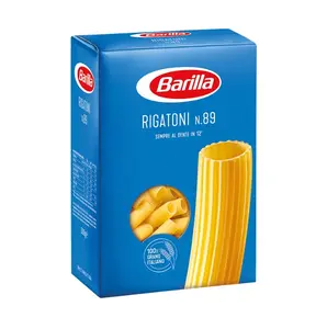 เซโมลินาข้าวสาลี,คุณภาพสูงจากอิตาลีรสชาติที่ดีที่สุดรสชาติอร่อย Semolina Barilla Rigatoni N.89พาสต้า500GX30