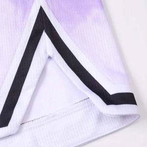 Dernier modèle Ensemble de maillots de basket-ball d'été confortables Prix de gros Entraînement sportif adulte grande taille avec impression certifiée BS CI - Product Image 6