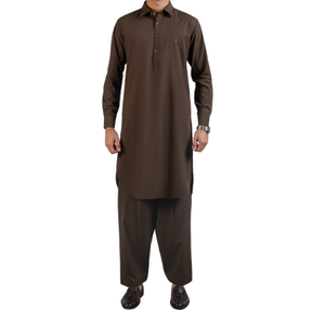 Hombres paquistaníes Shalwar Kameez 100% Tela de algodón Slim Fit Estirable Secado rápido Casual Ropa de fiesta Todas las estaciones - Product Image 1