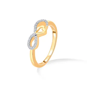 Anillo de Corazón de Oro y Diamantes - Product Image 3