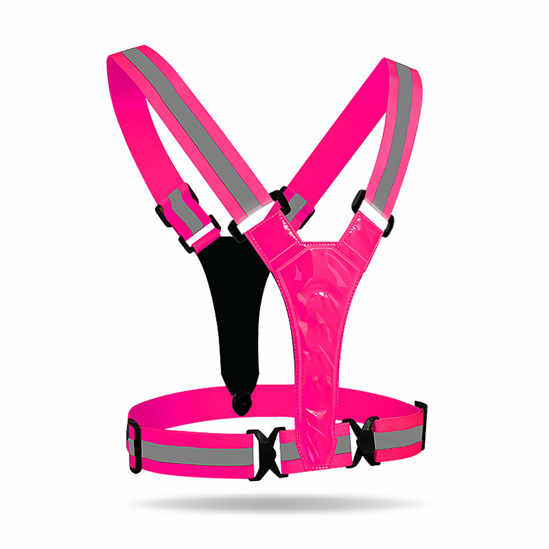 Высокоэластичный светодиодный светоотражающий жилет, светоотражающая одежда для ночного бега, занятий спортом, езды на открытом воздухе, светоотражающая одежда