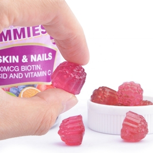 Gomitas de biotina <span class=keywords><strong>5000</strong></span> Mcg, sin azúcar, con vitaminas para el cabello, en venta - Product Image 4