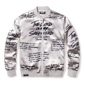 Customized Logo Unisex 100% Polyester Solid Sublimation Bomber <b>Jacket</b> Stand Collar Stylish New Canvas <b>Waterproof</b> Breathable High - Product Image 1