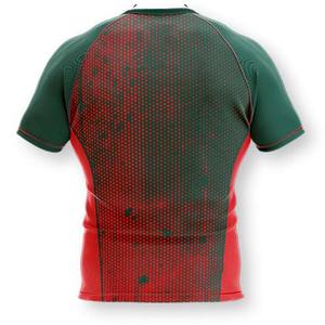 ชุดยูนิฟอร์มรักบี้พิมพ์ลายตามสั่ง ผู้ผลิต OEM คุณภาพสูง เสื้อเจอร์ซีย์และกางเกงขาสั้นผ้าโพลีเอสเตอร์ 100% ทนทาน แห้งเร็ว ระบายอากาศได้ดี - Product Image 2