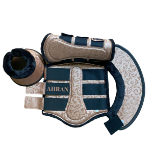 Neopreno de primera calidad ajustable Tendon Fetlock Guard Boots Horse Care Set con protectores de pierna de bota de secado rápido transpirable - Product Image 1