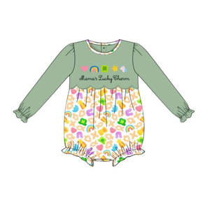Customization Kids <strong>Clothing</strong> Mama's Lucky Charm Icing Pants Set <strong>St</strong> <strong>Patrick</strong> Toddler Girl Boutique Outfit Children Clothes - Product Image 4
