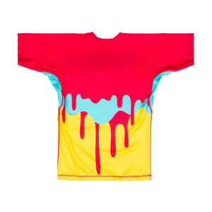 Rash Guard personnalisé de haute qualité pour hommes Couleur unique Manches courtes Conception de logo personnalisé Techniques lavées BJJ personnalisées - Product Image 4