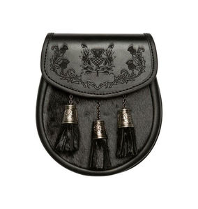 Bolsos de vestir para hombre de alta calidad Nuevo estilo escocés Kilt Diferentes colores Cuero Sporran Estilo escocés Fagot - Product Image 1