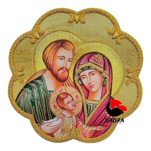 Tay thêu Thánh Gia đình biểu tượng đính vestments BÀN THỜ TREO biểu ngữ Virgin Mary Saint Joseph Nhà thờ dây vàng Phù Hiệu - Product Image 2