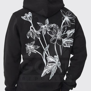 เสื้อฮู้ดดี้ผู้ชายสไตล์ลำลอง Y2k พิมพ์ลายกราฟิก ผ้าคอตตอน 100% คุณภาพสูง น้ำหนัก 280gsm สำหรับฤดูหนาว รับสกรีนโลโก้ตามแบบ - Product Image 2