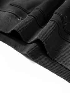 Sweat-shirts style urbain vintage personnalisés en molleton épais 100 % coton, entièrement zippés, effet usé, délavé à l'acide, effet vieilli 3D - Product Image 5