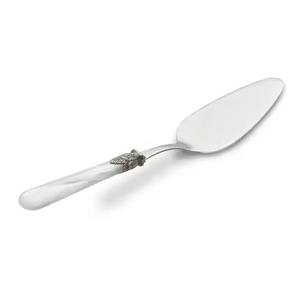 Ensemble de spatule mate en acier inoxydable avec manche en nacre couteau à gâteau et serveur - Product Image 2