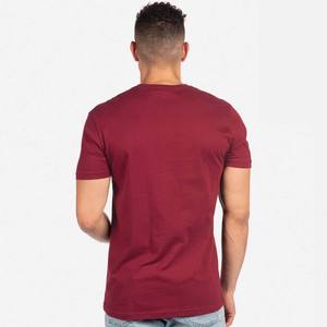 T-shirt respirant pour homme à manches courtes, coupe classique, en mélange premium filé à l'anneau, avec logo personnalisé, écologique, vente en gros - Product Image 6