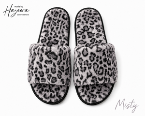 Pantuflas de Interior Personalizadas de Piel Sintética, Punta Abierta, Modernas, Suaves, para Todas las Estaciones, con Espuma Viscoelástica y Bordado - Product Image 6