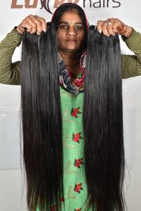 Venta al por mayor de extensión de onda recta sedosa cruda de onda natural personalizada 100% paquetes de cabello virgen crudo proveedor de cabello humano vietnamita - Product Image 3