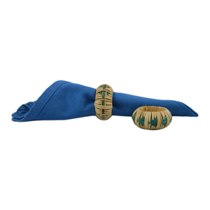 Porte-serviettes de finition en résine colorée frais pour votre décor de table Design élégant rond de serviette maison Restaurant et hôtel - Product Image 5