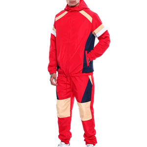 Ensemble de survêtement coupe-vent pour homme léger et de haute qualité, uni, respirant, séchage rapide, imperméable, design 2 en 1, automne - Product Image 1