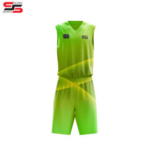 Imprimé personnalisé hommes dernier modèle de maillot de basket-ball maillot de sport par sublimation séchage rapide personnalisé basket-ball porter uniforme - Product Image 5