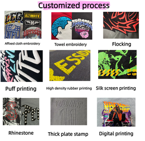 Sweat à capuche pour homme en coton 100% respirant et écologique, poids lourd, de luxe, avec appliques, pour l'hiver et l'automne, personnalisable - Product Image 6