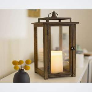 Decorative Wooden Candle <b>Lantern</b> Handcrafted <b>Vintage</b> Table <b>Lantern</b> for Home Festival Wedding Decor - Product Image 3