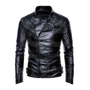Chaqueta de Cuero Negra de Alta Calidad para Hombre, Chaqueta de Cuero de Talla Grande para Hombre 2026, Chaquetas de Cuero Genuino para Invierno, Chaquetas para Hombre - Product Image 1