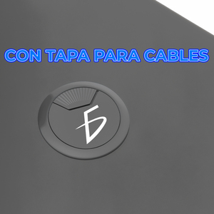 Scrivania PC Moderna di Alta Qualità per Gamer, Durevole ed Ergonomica con Superficie in Carbonio e Melamina, LED per Casa e Ufficio - Product Image 6