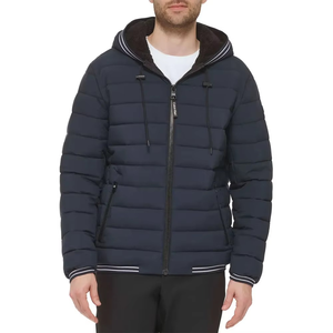 Chaqueta de Invierno para Hombre 2026, con Capucha, Acolchada, con Logotipo Frontal, Elegante, Cómoda, Transpirable, Cortavientos - Product Image 5