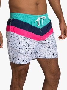 OEM Service Summer Casual Blank Solid Printed Quick Dry Breathable <b>Men</b> Clothing Beach <b>Shorts</b> Swim Trunks Sublimation Dots Print - Product Image 4