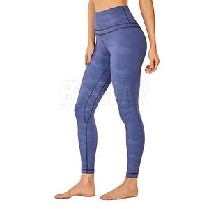 Mallas de entrenamiento ajustadas hechas en Pakistán para mujer, cintura elástica, tela transpirable para movimiento activo - Product Image 2