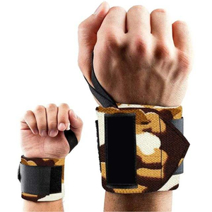 Hot Sales Custom Logo Nylon Unisex Wrist Support for Bodybuilding Training Gym <b>Weight</b> Lifting Wrist Straps Sizes S/M/L/XL - Product Image 5