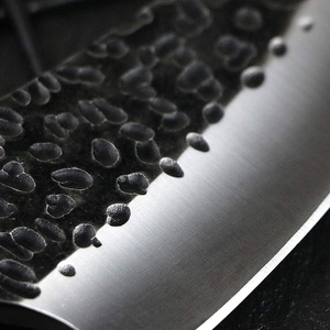 Couteau de cuisine fait main en acier au carbone avec manche en bois et étui en cuir fin cadeau pour son couteau tendance antique kni - Product Image 6