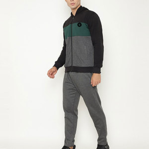 ชุดวอร์มสำหรับผู้ชายชุดวอร์มสีตัดกันดีไซน์ตามสั่ง - Product Image 4