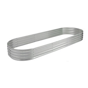galvanized Planters Plant <b>Large</b> Plant <b>Pot</b> with side handle Outdoor <b>Large</b> Different Shapes Wholesale Galvanized Metal Planter - Product Image 2