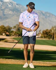 La mejor calidad personalizada Sublimación Impresión UPF 50 + Poliéster Spandex Mezcla HUMEDAD WICKING Golf Polos OEM - Product Image 6