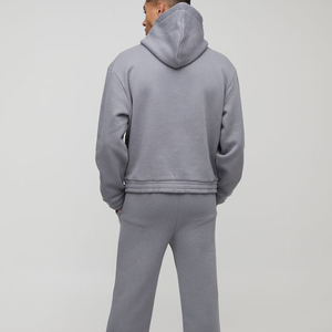 ชุดวอร์มทรงหลวมสำหรับผู้ชายชุดวอร์มผ้าฝ้ายขนแกะขนาดใหญ่ใส่สบายสำหรับฤดูหนาว - Product Image 5