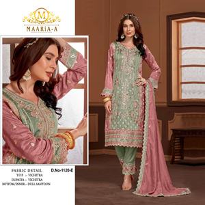 Fournisseur en gros, nouvelle arrivage de vêtements pakistanais, ensemble de costumes Salwar Kameez pour tenue occasionnelle élégante de fête de mariage au meilleur prix - Product Image 4