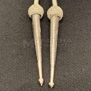 Aiguillette de alambre de oro ceremonial 2025 con 2 puntas de oro Aiguillettes uniformes ceremoniales a la venta - Product Image 4