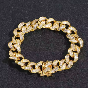 925 Silver Moissanite Diamond Bracelet Stylish Wrist Jewelry With Carefully Set Stones Polished Silver Surface And Long Lasting - Product Image 5