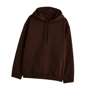 Premium marron pull à capuche pour hommes femmes doux polaire unisexe sweat à capuche réchauffement décontracté hiver Streetwear haut sweats à capuche - Product Image 4
