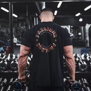 Camisetas de Gimnasio para Hombre con Logotipo Personalizado, Estilo Único, Corte Perfecto, Camisetas Holgadas con Logotipo OEM - Product Image 6