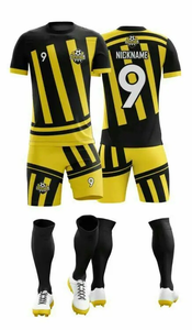 Vente en gros ODM 2025 maillot de football personnalisé A + qualité 100% polyester imprimé par transfert de chaleur uniformes de football respirant vêtements de football - Product Image 2