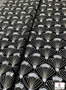 Tela de Bordado de Poliéster Suave y Elegante para Prendas y Manualidades, Alta Demanda en Manama - Product Image 2