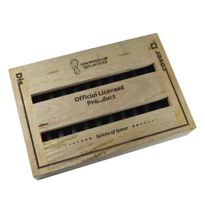 Juego de utensilios de cocina de madera de calidad clásica, decoración para Masala Dabba, color Natural, diseño de caja de comida picante - Product Image 2