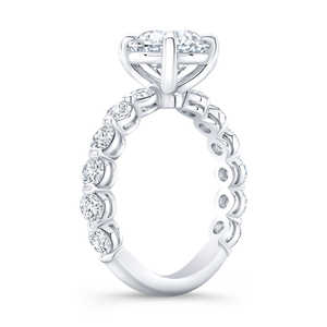 Anillo de Compromiso con Diamante Cultivado en Laboratorio de Corte Redondo de 2.20 Quilates, Montura de Una Sola Punta, Certificado IGI, Solitario Atemporal - Product Image 2