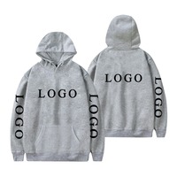 Muestra Gratuita, Sudaderas con Capucha Personalizadas para Hombre, Forradas de Felpa, Talla Grande, Otoño Invierno, Sudadera con Capucha y Logotipo Personalizado