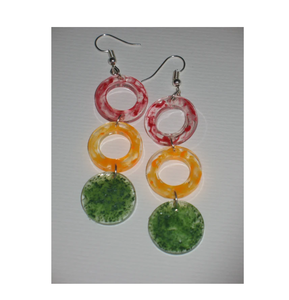 Boucles d'oreilles élégantes en résine de meilleure qualité pour fête utilisation quotidienne Fonction de mariage avec des boucles d'oreilles de mode élégantes de haute qualité - Product Image 2