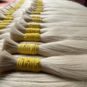 Venta al por mayor 100% Remy Extensiones de cabello humano vietnamita de alta calidad a granel modelo recto máquina doble trama todos los colores 300g MOQ - Product Image 5