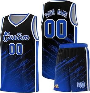 Maillot de basket-ball personnalisé pour hommes/femmes double face respirant à séchage rapide léger évacuation de l'humidité grande taille quantité minimale de commande bas imprimé - Product Image 4