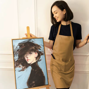 BEAM 100% Polyester Non-Woven Sleeveless Unisex Cooking Apron Breathable Eco-Friendly Moisture Wicking <b>Water</b>-Saving Simple <b>Daily</b> - Product Image 2