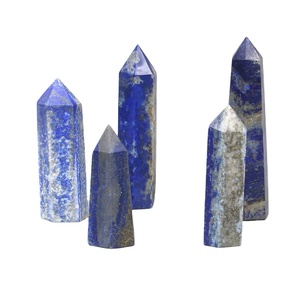 Lapis Lazuli Tower คริสตัลธรรมชาติโรสควอตซ์อเมทิสต์คริสตัลขัดเงาใสของขวัญโอเบลิสก์-งานฝีมือคริสตัลอื่นๆ - Product Image 5